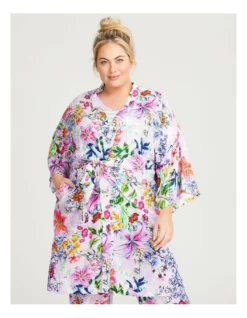 Natural Floral Kimono In Print -Myer Clothing Shop 963524530 3 720x928