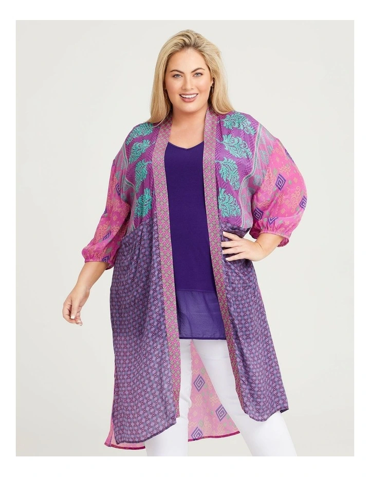 Natural Ibiza Kimono Print 1 Natural Ibiza Kimono Print