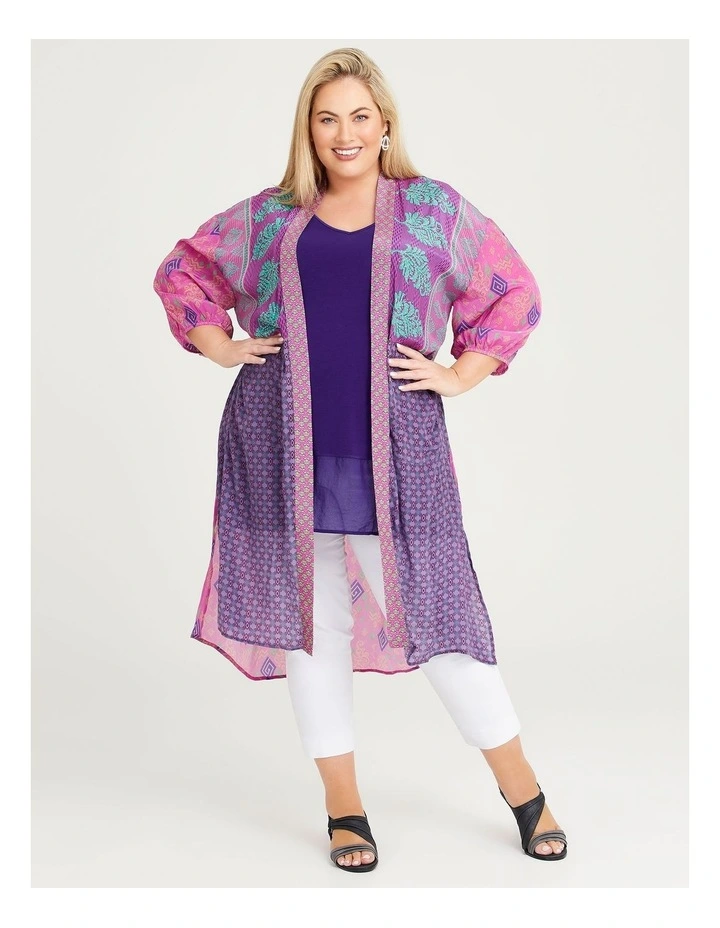 Natural Ibiza Kimono Print 3 Natural Ibiza Kimono Print - Image 3