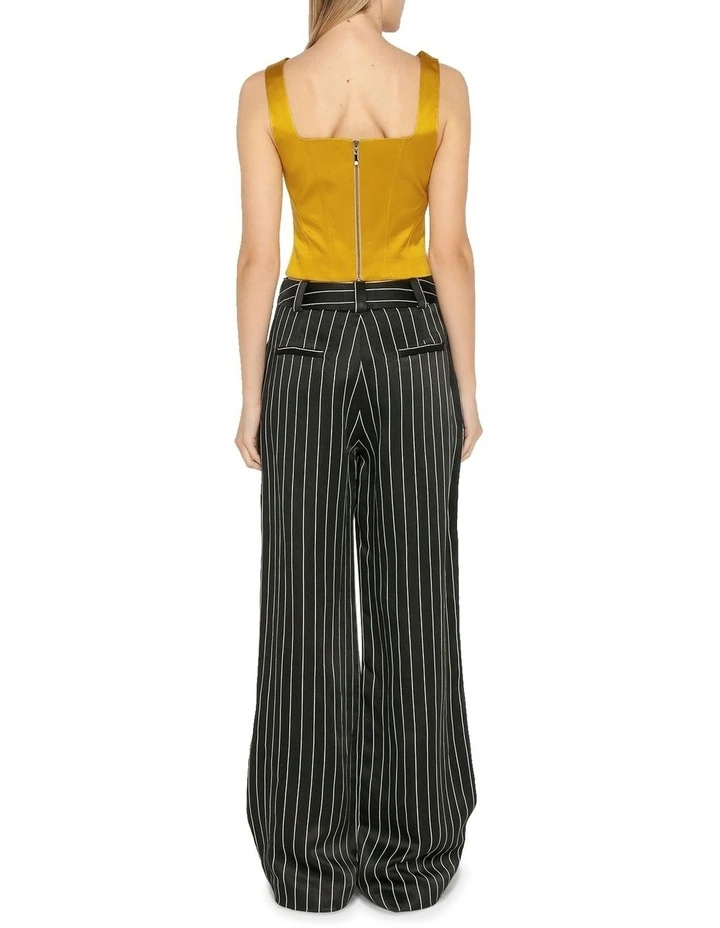 Satin Corset In Gold 2 Satin Corset In Gold - Image 2