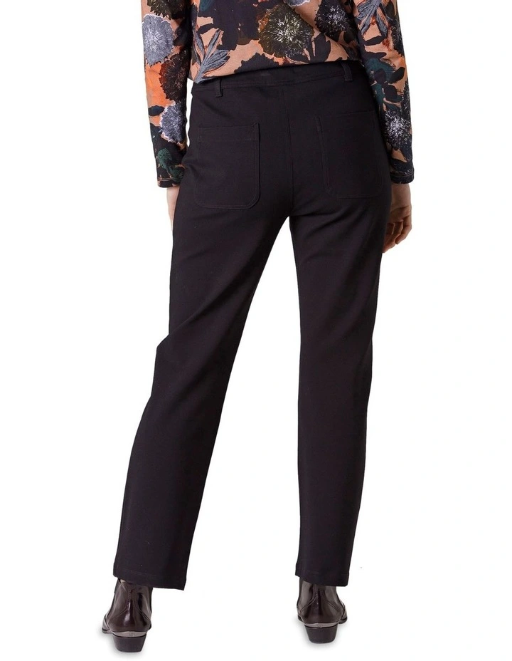 Ponti Kick Pant In Black 2 Ponti Kick Pant In Black - Image 2