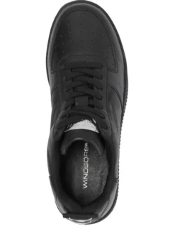 Windsor Smith Racerr Leather Flatform Sneaker In Black -Myer Clothing Shop 963929170 3 720x928
