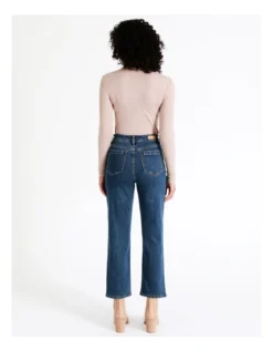 Recycled Blend Seam Detail Straight Jean In Mid Blues 12 Recycled Blend Seam Detail Straight Jean In Mid Blues -Myer Clothing Shop 964242100 6 720x928