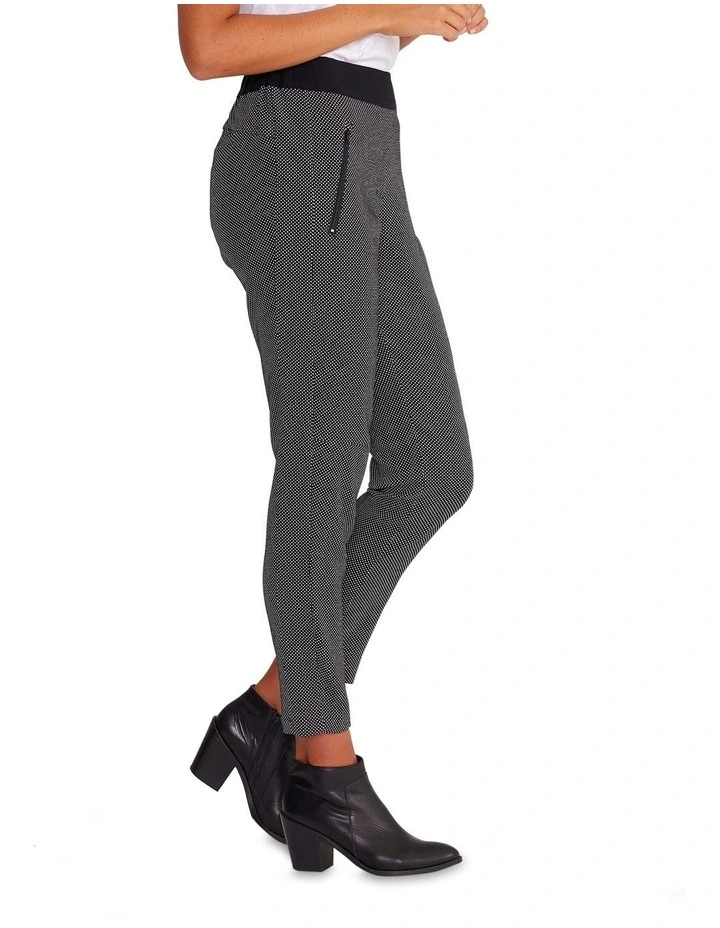 Relaxed Jacquard Pant In Grey 3 Relaxed Jacquard Pant In Grey - Image 3