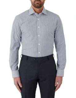 Cambridge Carlton Modern Fit Shirt In Navy