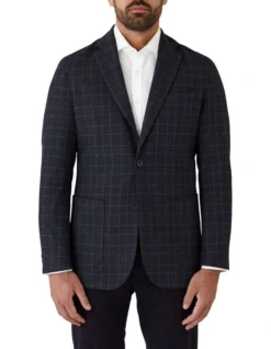 Cambridge Burnley Modern Fit Sports Jacket In Denim