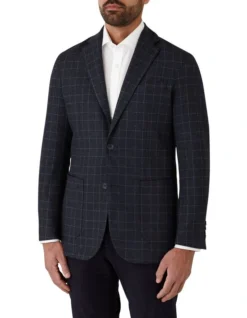 Cambridge Burnley Modern Fit Sports Jacket In Denim -Myer Clothing Shop 964792630 3 720x928