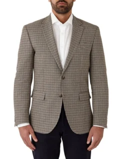 Cambridge Hawthorn Modern Fit Sports Jacket In Brown