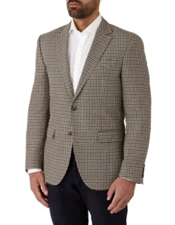 Cambridge Hawthorn Modern Fit Sports Jacket In Brown -Myer Clothing Shop 964793080 3 720x928
