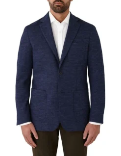 Cambridge Malvern Modern Fit Sports Jacket In Blue