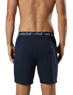 Bamboo Knit Sleep Short In Navy -Myer Clothing Shop 964802170 3 720x928