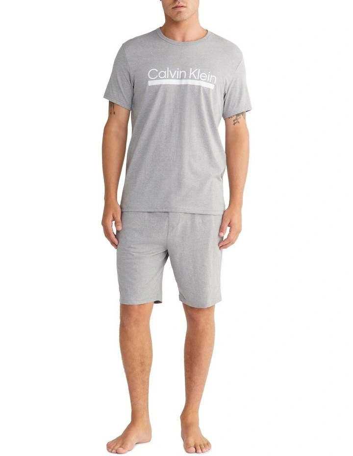 Calvin Klein Chill Sleep Tee In Grey 4 Calvin Klein Chill Sleep Tee In Grey - Image 4