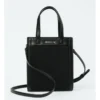 Capri Top Handle Satchel Bag In Black