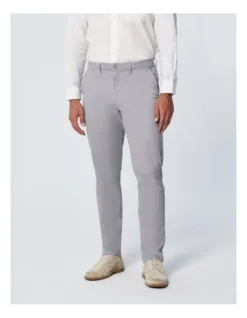 Advanced Chino Pants In Silver Grey