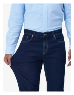 Air-Flex Jeans In Navy Blue 8 Air-Flex Jeans In Navy Blue -Myer Clothing Shop 965175940 4 720x928