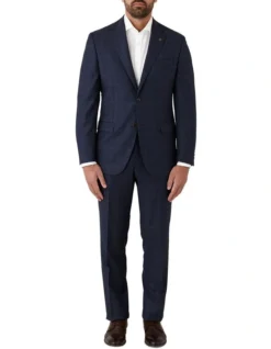 Cambridge Interceptor Modern Fit Trousers In Navy -Myer Clothing Shop 965242630 5 720x928