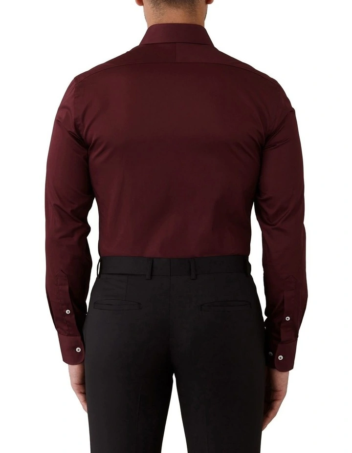 Giorgio Tailored Fit Shirt In Red 2 Giorgio Tailored Fit Shirt In Red - Image 2