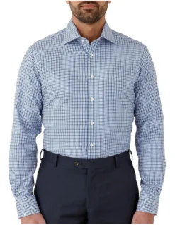 Giorgio Tailored Fit Shirt In Blue