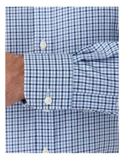 Giorgio Tailored Fit Shirt In Blue -Myer Clothing Shop 965252170 965247670 4 720x928