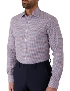 Giorgio Tailored Fit Shirt In Red 6 Giorgio Tailored Fit Shirt In Red -Myer Clothing Shop 965252170 965248390 3 720x928