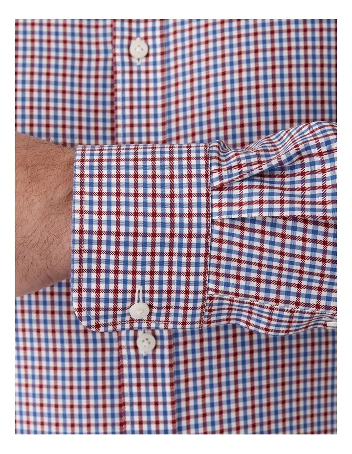 Giorgio Tailored Fit Shirt In Red 4 Giorgio Tailored Fit Shirt In Red - Image 4