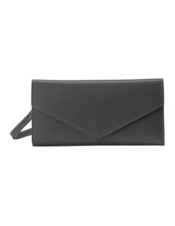 Mikaela Long Wallet In Grey