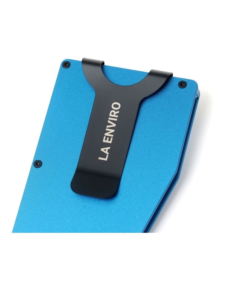 Huntly Metal Airtag Wallet In Blue 6 Huntly Metal Airtag Wallet In Blue - Image 6