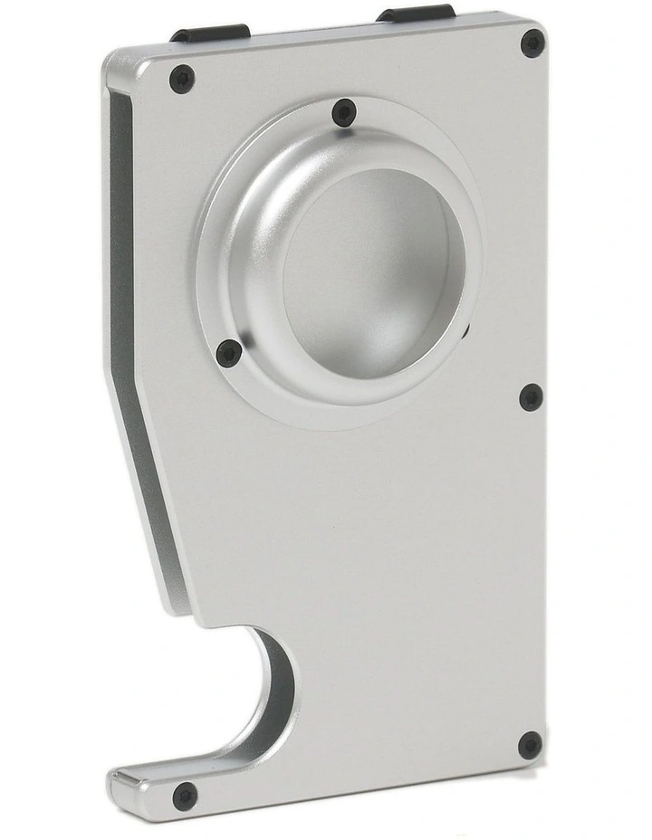 Huntly Metal Airtag Wallet In Silver 1 Huntly Metal Airtag Wallet In Silver