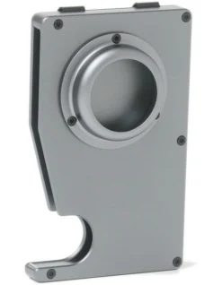 Huntly Metal Airtag Wallet In Grey