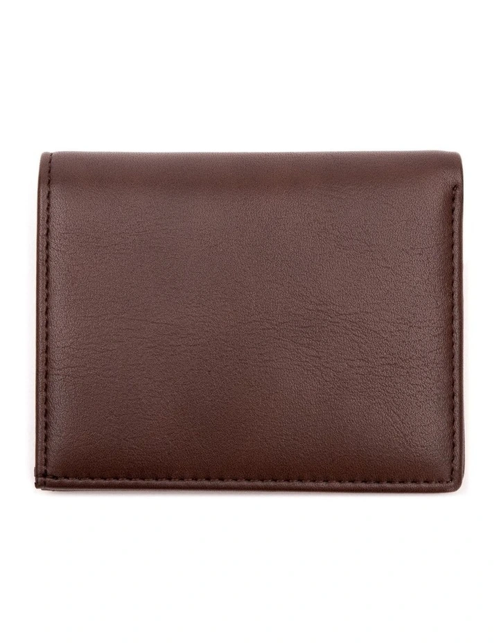Broome Vegan Minimalist Unisex Wallet In Brown 1 Broome Vegan Minimalist Unisex Wallet In Brown