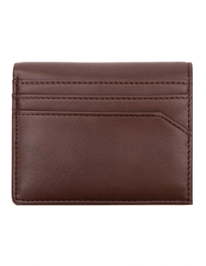 Broome Vegan Minimalist Unisex Wallet In Brown 2 Broome Vegan Minimalist Unisex Wallet In Brown - Image 2