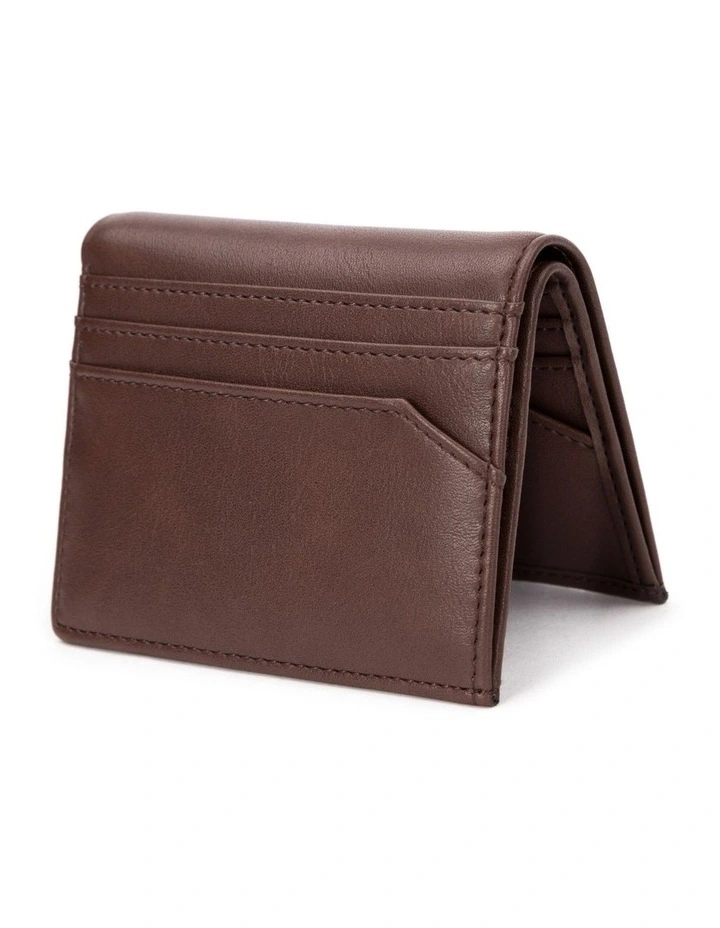 Broome Vegan Minimalist Unisex Wallet In Brown 5 Broome Vegan Minimalist Unisex Wallet In Brown - Image 5