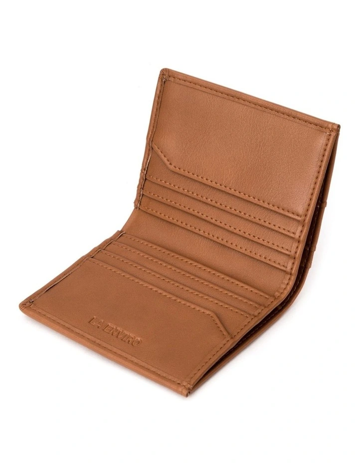 Broome Vegan Minimalist Unisex Wallet In Tan 4 Broome Vegan Minimalist Unisex Wallet In Tan - Image 4