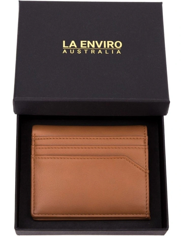 Broome Vegan Minimalist Unisex Wallet In Tan 7 Broome Vegan Minimalist Unisex Wallet In Tan - Image 7