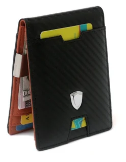 Yamba Vegan Minimalist Slim Bifold Front Pocket Wallet In Black/Tan 10 Yamba Vegan Minimalist Slim Bifold Front Pocket Wallet In Black/Tan -Myer Clothing Shop 965353420 5 720x928