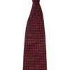 Cambridge Micro Foulard Silk Tie In Red