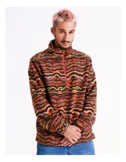 Mina Mina Jukurrpa Ngalyipi Printed 1/4 Zip Sweat In Orange 9 Mina Mina Jukurrpa Ngalyipi Printed 1/4 Zip Sweat In Orange -Myer Clothing Shop 965547370 3 720x928