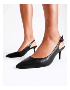 Basque Talani Heeled Shoes In Black