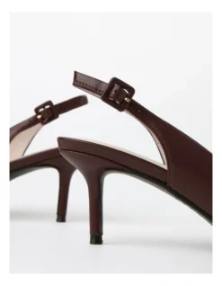 Basque Talani Heeled Shoes In Wine -Myer Clothing Shop 965580670 3 720x928