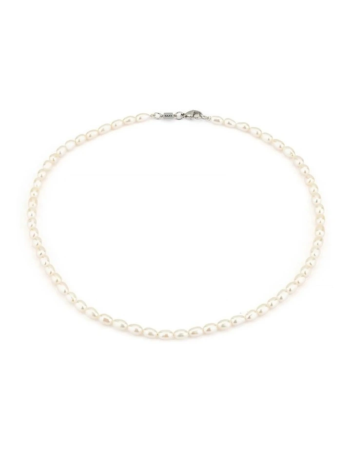 Tom Pearl Necklace In White 1 Tom Pearl Necklace In White