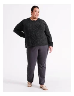 Regatta Wardrobe Staple Straight Pant In Charcoal