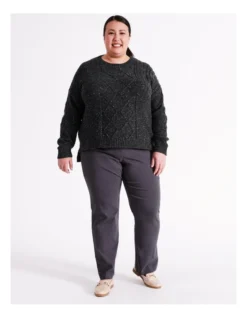 Regatta Wardrobe Staple Straight Pant In Charcoal -Myer Clothing Shop 965765800 3 1 720x928