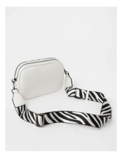 Natalie Crossbody Bag In White Zebra -Myer Clothing Shop 965776780 3 1 720x928