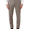Fabio Tailored Fit Trouser In Taupe
