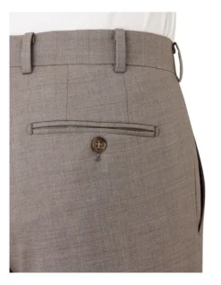 Fabio Tailored Fit Trouser In Taupe 8 Fabio Tailored Fit Trouser In Taupe -Myer Clothing Shop 965931580 965922940 4 720x928
