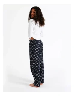 SOHO Flannelette Pyjama Pant In White Spot 11 SOHO Flannelette Pyjama Pant In White Spot -Myer Clothing Shop 966003040 5 720x928