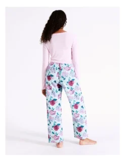 SOHO Flannelette Pyjama Pant In Mint Floral -Myer Clothing Shop 966003130 6 720x928