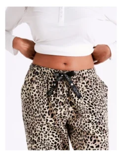 SOHO Flannelette Pyjama Pant In Leopard Print -Myer Clothing Shop 966003310 4 720x928