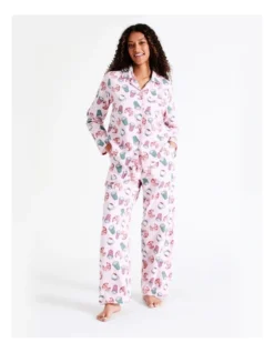 SOHO Flannelette Pyjama Set In Coffee Croissant 9 SOHO Flannelette Pyjama Set In Coffee Croissant -Myer Clothing Shop 966003670 3 720x928