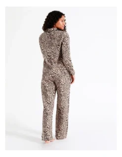 SOHO Flannelette Pyjama Set In Leopard Print 11 SOHO Flannelette Pyjama Set In Leopard Print -Myer Clothing Shop 966003940 5 720x928